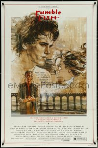 5j1138 RUMBLE FISH 1sh 1983 Francis Ford Coppola, great art of Matt Dillon by John Solie!