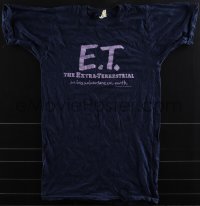 5j1662 E.T. THE EXTRA TERRESTRIAL size: small T-shirt 1982 his big adventure on Earth, welcome him!