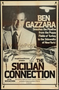 5j1153 SICILIAN CONNECTION 1sh 1977 Baldi's Afyon oppio, Ben Gazzara, Silvia Monti, ultra rare!