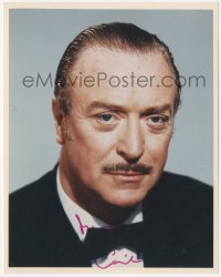 5j0273 MICHAEL CAINE signed color 8x10 REPRO photo 1990s c/u when he made Dirty Rotten Scoundrels!