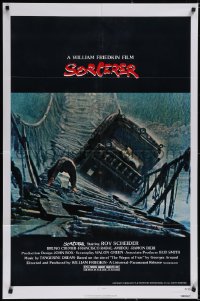 5j1164 SORCERER 1sh 1977 William Friedkin, Roy Schieder, remake of Clouzot's Wages of Fear!