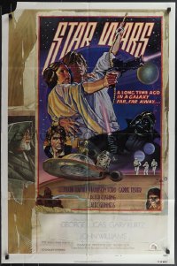 5j1173 STAR WARS style D NSS style 1sh 1978 George Lucas, circus poster art by Struzan & White!