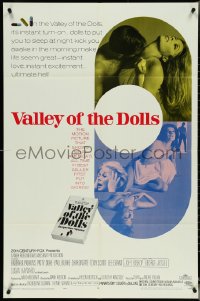 5j1215 VALLEY OF THE DOLLS 1sh 1967 sexy Sharon Tate, from Jacqueline Susann's erotic novel!