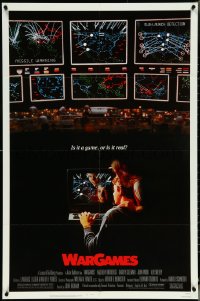 5j1219 WARGAMES 1sh 1983 Matthew Broderick plays video games to start World War III!