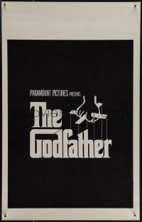 5j0417 GODFATHER WC 1972 cool teaser-like poster with classic S. Neil Fujita hand marionette art!