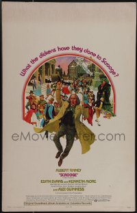 5j0442 SCROOGE WC 1971 Albert Finney as Ebenezer Scrooge, classic Charles Dickens story!