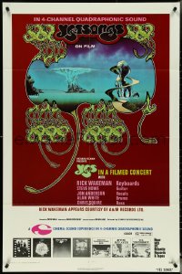 5j1236 YESSONGS 1sh 1975 directed by Peter Neal, great art by Roger Dean, Yes, rock & roll!