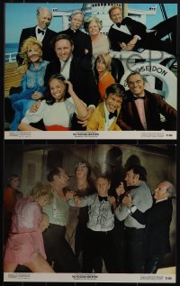 5j0681 POSEIDON ADVENTURE 8 color 11x14 stills 1972 Red Buttons, Gene Hackman & Stella Stevens!