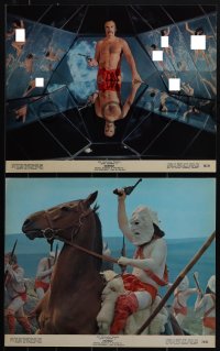 5j0685 ZARDOZ 8 color 11x14 stills 1974 Lesser art of Sean Connery, who has seen the future and it doesn't work!