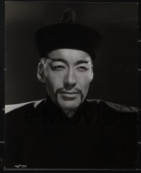 5j1983 BRIDES OF FU MANCHU 2 7.75x9.75 stills 1966 best close ups of Asian villain Christopher Lee!