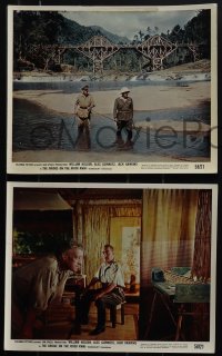 5j1882 BRIDGE ON THE RIVER KWAI 12 color 8x10 stills 1958 Alec Guinness and Sessue Hayakawa, Lean!