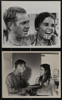 5j1945 GETAWAY 4 8x10 stills 1972 directed by Sam Peckinpah, images of Steve McQueen, Ali MacGraw