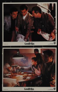 5j1902 GOODFELLAS 8 8x10 mini LCs 1990 Robert De Niro, Joe Pesci, Ray Liotta, Paul Sorvino, Scorsese