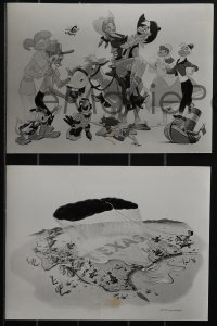 5j1967 MELODY TIME 3 from 7x9.5 to 8x10.25 stills 1948 Donald Duck, Jose Carioca, Johnny Appleseed!