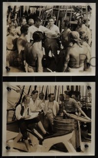 5j1969 MUTINY ON THE BOUNTY 3 8x10 stills 1935 images of Clark Gable, Charles Laughton, sexy Movita!