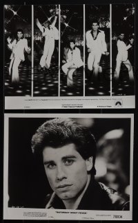 5j1909 SATURDAY NIGHT FEVER 8 8x10 stills 1977 great images of disco dancer John Travolta!