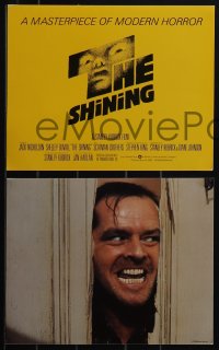 5j1898 SHINING 9 8x10 mini LCs 1980 Stephen King & Stanley Kubrick, Jack Nicholson, Shelley Duvall!