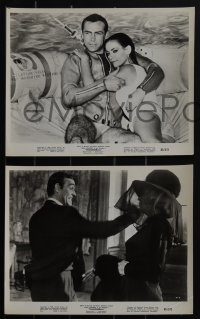 5j1935 THUNDERBALL 5 8x10 stills 1965 Sean Connery as James Bond 007, sexy Claudine Auger, Paluzzi!