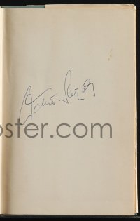 5j0122 WALTER SLEZAK signed hardcover book 1962 on his autobiography What Time's The Next Swan!