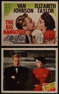 5j1481 BIG HANGOVER 8 LCs 1950 pretty Elizabeth Taylor & Van Johnson, are women born that way?