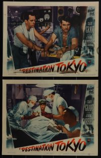 5j1621 DESTINATION TOKYO 3 LCs 1943 Cary Grant, Hutton, Anderson & others, World War II submarine!