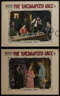 5j1623 ENCHANTED HILL 3 LCs 1926 cowboy Jack Holt with pretty Florence Vidor & Mary Brian!