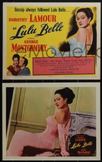 5j1529 LULU BELLE 8 LCs 1948 sexiest Dorothy Lamour & George Montgomery!