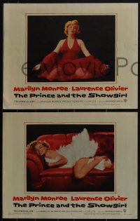 5j1542 PRINCE & THE SHOWGIRL 8 LCs 1957 sexy Marilyn Monroe & Laurence Olivier, complete set!