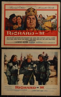 5j1548 RICHARD III 8 LCs 1956 Laurence Olivier as the director and in the title role!