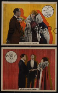 5j1594 RUSTLE OF SILK 6 LCs 1923 great images of Betty Compson, Conway Tearle, Anna Q. Nilsson!