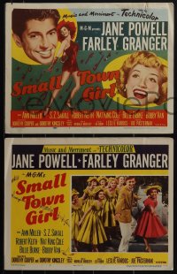 5j1557 SMALL TOWN GIRL 8 LCs 1953 sexy Jane Powell, Farley Granger, Ann Miller, S.Z. Sakall!