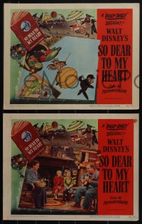 5j1601 SO DEAR TO MY HEART 5 LCs 1949 Walt Disney, great images of black sheep w/ Bobby Driscoll!