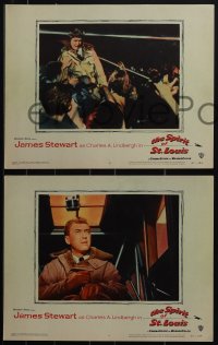 5j1559 SPIRIT OF ST. LOUIS 8 LCs 1957 James Stewart as Lindbergh, Patricia Smith, Billy Wilder!