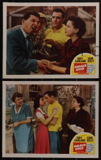 5j1616 SUMMER STOCK 4 LCs 1950 great images of Judy Garland & Gene Kelly dancing, Eddie Bracken!