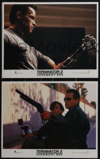 5j1567 TERMINATOR 2 8 LCs 1991 Arnold Schwarzenegger, Linda Hamilton, Furlong, James Cameron!