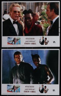 5j0326 VIEW TO A KILL signed #1/3 set of 8 faux LCs 2021 scenes you would like to see!