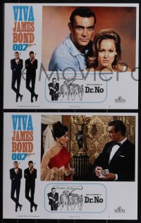 5j0329 VIVA JAMES BOND signed #1/3 set of 4 faux LCs 2021 scenes you would like to see from Dr. No!