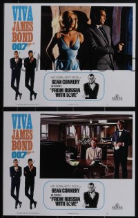 5j0330 VIVA JAMES BOND signed #1/3 set of 4 faux LCs 2021 From Russia with Love!