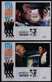 5j0334 VIVA JAMES BOND signed #1/3 set of 4 faux LCs 2021 On Her Majesty's Secret Service!