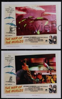 5j0327 WAR OF THE WORLDS signed #1/3 set of 12 faux LCs 2021 scenes you would like to see!