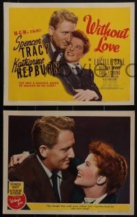 5j1582 WITHOUT LOVE 8 LCs 1947 Spencer Tracy, Katharine Hepburn & Lucille Ball, complete set!