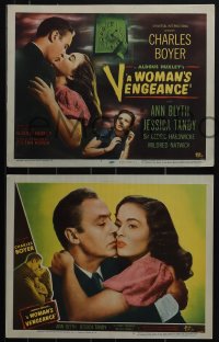 5j1584 WOMAN'S VENGEANCE 8 LCs 1947 Charles Boyer, Jessica Tandy, Ann Blyth, written by Aldous Huxley!