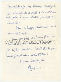 5j0038 ANNA NEAGLE signed letter 1984 thanking Lillian Gish for her many gifts to her!