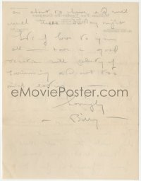 5j0059 WILLIAM A. WELLMAN signed letter 1922 handwritten to his parents when he was just 26!