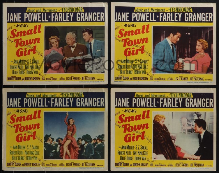 5j1557 Small Town Girl 8 Lcs 1953 Sexy Jane Powell Farley Granger Ann Miller 3679