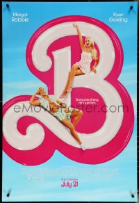 5k0329 BARBIE advance DS 1sh 2023 sexy Margot Robbie in title role, Ryan Gosling as Ken!