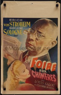 5k0603 DEVIL & THE ANGEL Belgian 1947 Pierre Chenal, Erich von Stroheim, Sologne, ultra rare!