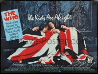 5k0074 KIDS ARE ALRIGHT British quad 1979 Roger Daltrey, Peter Townshend, The Who, rock & roll!