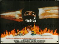 5k0109 WIND & THE LION British quad 1975 Sean Connery & Candice Bergen, John Milius, ultra rare!