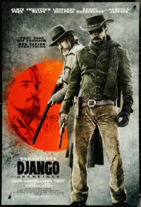 5k0372 DJANGO UNCHAINED int'l advance DS 1sh 2012 Jamie Foxx, Christoph Waltz, Leonardo DiCaprio!